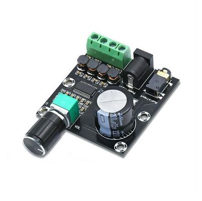 DC8-24V Dual Channels Audio PAM8610 Digital Power Audio Amplifier Board for 15W Loudspeaker