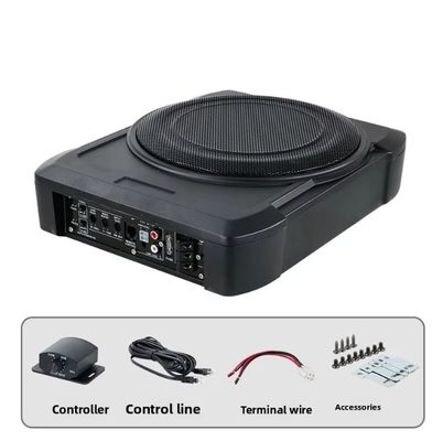 New 8-Inch Ultra-Thin Car Subwoofer Amplifier Active High-Power Audio System Modified Cannon 12V 600W Subwoofer Car Audio System