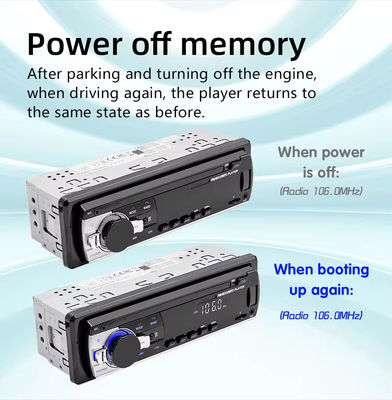 Creatall Universal Car Stereo USB/SD AUX & FM Receiver with AI Audio USB Charging Plastic Receiver & Amplifiers