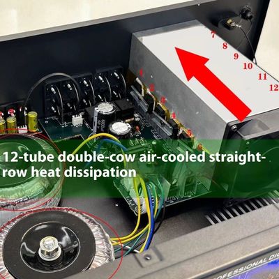 AV-888 7.1 Channel 2000W High Power Home Theater Karaoke Amplifier Speaker Dual Loop 12 Tube Made of Durable Metal