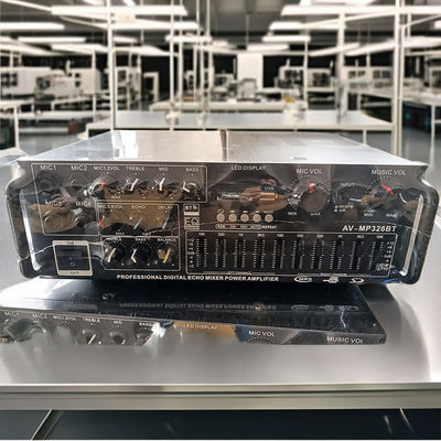 AV-326BT 2-Channel Mini Style 220V/110V Home Amplifier 800W Power BT Wireless Car Audio Stage Sound Quality