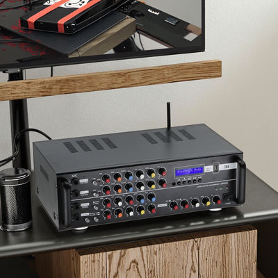 PA-803WH 2.0 Channel 400W Home Amplifier Hot Selling High Power Receiver with BT Wireless Power Booster Metal Material