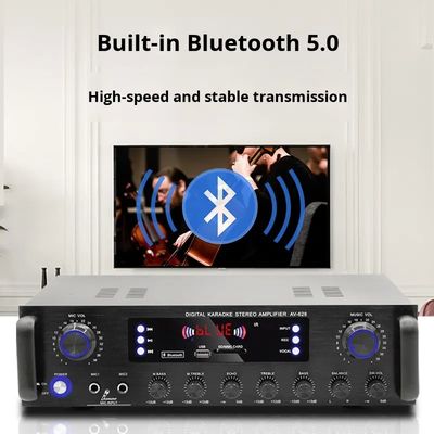 AV-628 Professional 5.1 Channel 600W Home Coaxial Subwoofer Amplifier High-Power Model BT Fiber Optic Receiver Cross-Border