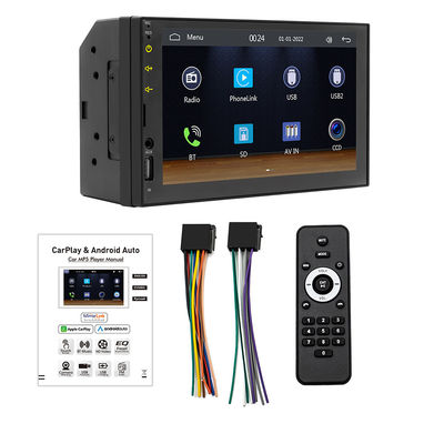 7 Inch Car for MP5 Player with for BT Wireless HD Rearview Camera CarPlay Android Auto Dashboard Radio Wired Dashboard Radio