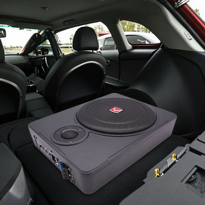 600W Ultra-Thin 12V Car Active Subwoofer Hot Sale DJ Trapezoid Subwoofer Speaker Slim Seat Woofer for Car Audio