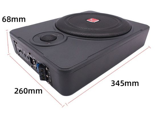 600W Ultra-Thin 12V Car Active Subwoofer Hot Sale DJ Trapezoid Subwoofer Speaker Slim Seat Woofer for Car Audio