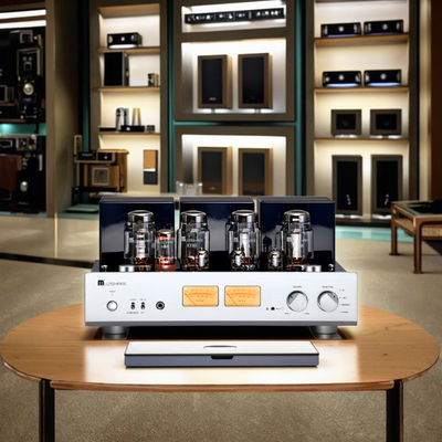 A-Level 25W+25W Home HIFI Tube Audio Amplifier High Power Output Integrated Headphone Receivers Speakers Class Amplifier