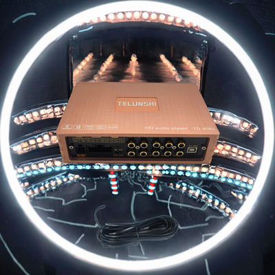 Hot Selling 4*50W Class AB Car Amplifier 4-Channel DSP Crossovers Subwoofer Amplifier Auto Power (Without Control Panel)