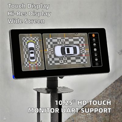 10.25inch Full HD IPS Touch Screen Wide Display Monitor Supports UART/RS232 Protocol for Bird View MDVR Black Box 1 Year
