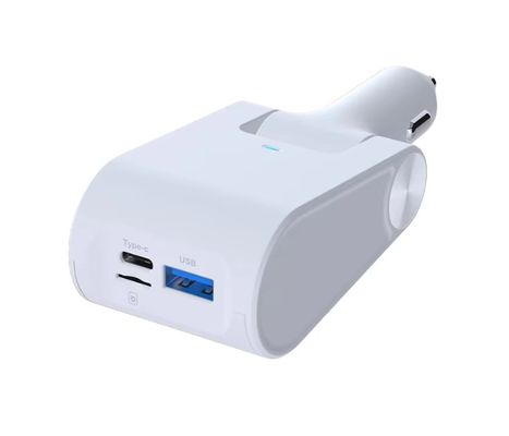 High-Speed 65W Car Charger 4G WiFi6 Fast Charging Type-C + USB Multi-Device Compatible 1-Year Warranty Auto Electronics