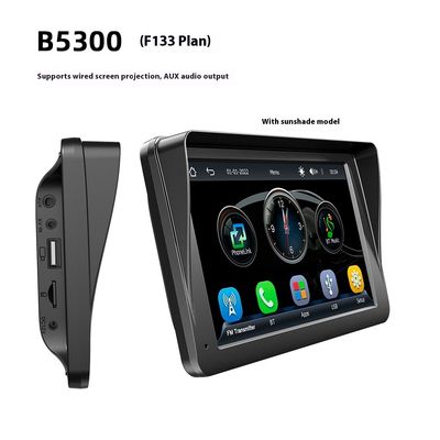 Creatall 7-Inch Portable Car MP5 Player with for Bluetooth HD Large Screen Wireless CarPlay Navigation Dashboard USB Connection
