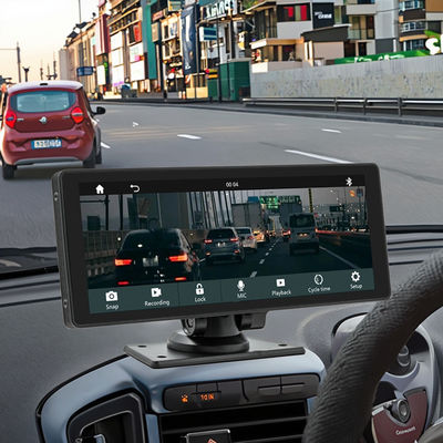 Creatall 10.26inch Portable IPS Screen Car for Bluetooth MP5 Player with 1-Year Warranty Dashboard Dash Cam Wireless CarPlay