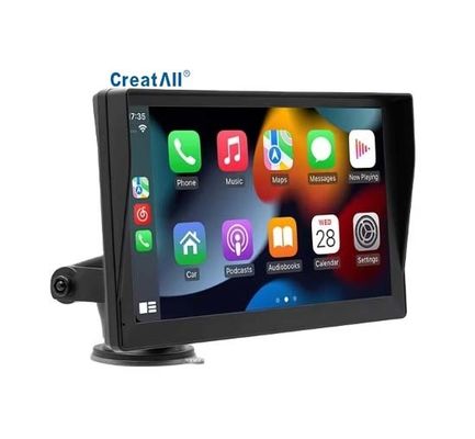 Creatall 9-Inch Portable Car MP5 Player HD Reversing Image for Bluetooth Wireless Carplay Dashboard Placement USB Connection