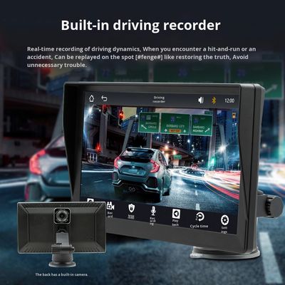 Creatall 9-Inch Portable Car MP5 Player HD Reversing Image for Bluetooth Wireless Carplay Dashboard Placement USB Connection