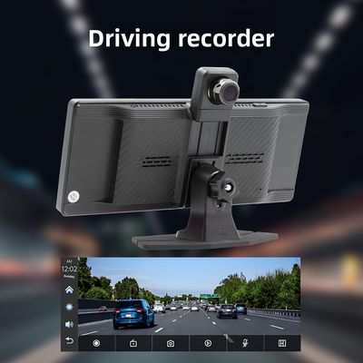 Creatall Portable 10.26inch Dual Recording Dash Cam 2 Lenses Front Rear Video Recorder for CarPlay Navigation Cross-Border Car