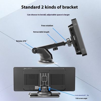 Creatall Cross-Border 10.26inch Large LCD Screen Carplay Navigation High Definition Reverse Image USB Connection BT Player