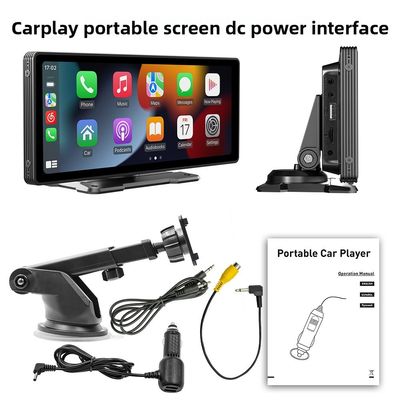Creatall Cross-Border 10.26inch Large LCD Screen Carplay Navigation High Definition Reverse Image USB Connection BT Player