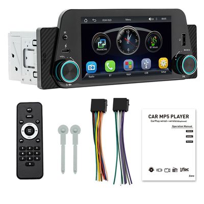 Creatall Single-Cylinder 5-Inch Smart for BT Car MP5 Player Wireless Carplay/Auto Navigation Dashboard Reversing Interconnection