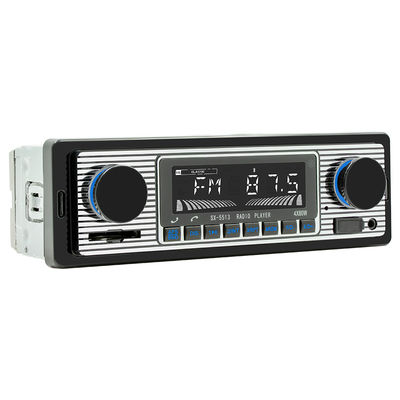 1 Din Plastic Car MP3 Radio with BT Handsfree FM/SD Power Protection AUX USB Multimedia Player WAV Audio Format Voice Broadcast