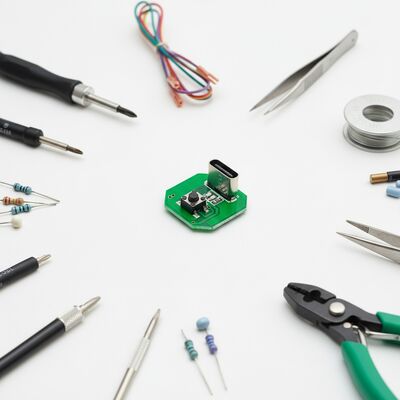 Wavgat High Brightness Flashlight Driver Board DIY Accessories Type-C Charging Port Charging Discharging Integrated Module