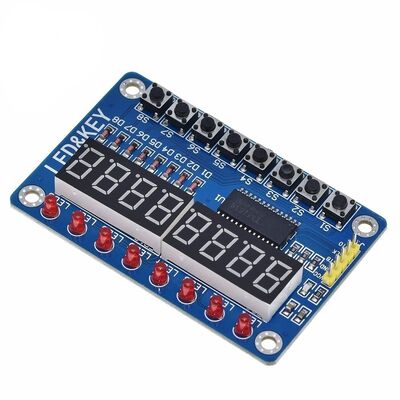 TM1638 Key Digital Tube LED Display Module (8 Digital Tubes LED Button)