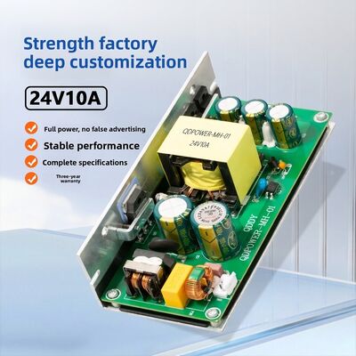DC Power Supply 24V 10A 240W Bare Board Built-in AC-to-DC Switching Power Supply Board Screw Fastening Model QDPOWER-MH-01