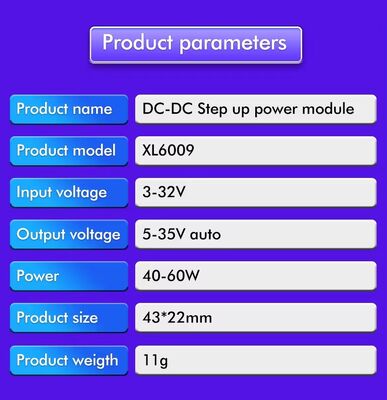 XL6009E DC-DC Booster Board XL6009 Power Supply Module XL6009E ICs Product Category