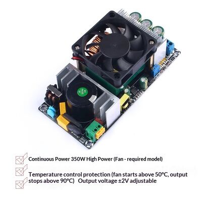 220V to 24V/36V/48V 10A Adjustable AC-DC Switching Power Supply 350W High-Power Module with Fan and Overtemperature Protection
