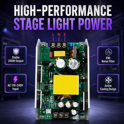Stage Moving Head Beam Light Main Power Supply Board 7R 230W 9R 260W 12V 24V 36V 380V Ballast Driver for Stage Lighting Parts