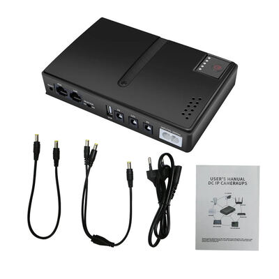 DC1018P 18W Uninterruptible Power Supply (UPS) for Router Modem CCTV Security Camera AC DC Configurable Power Source