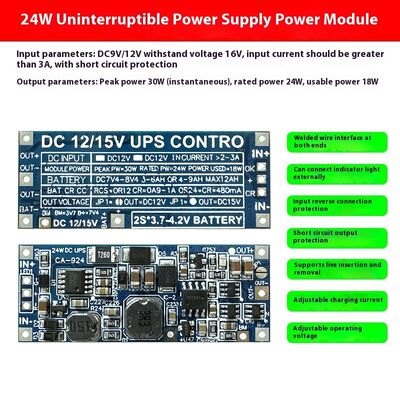 CA-924 DC12V 15V 2S Uninterruptible Power Supply V4.0Cn Control Motherboard 1A UPS 1A PCB & PCBA Product Category