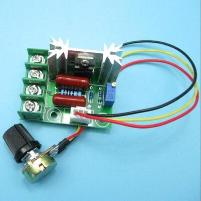 High Power 2000W SCR Voltage Regulator AC 220V Motor Speed Controller with Potentiometer DC DC Converters Board Mount