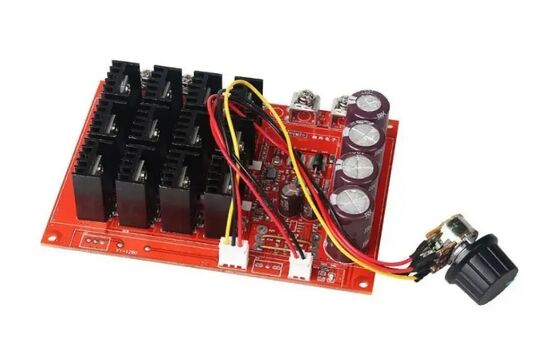 DC 10-50V 60A Motor Speed Controller Board HHO PWM RC 12V 24V 48V 3000W DC Brush Governor Generators Generator Parts Accessories