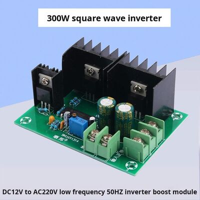 DC12V/24V to AC220V Square Wave Power Frequency Low Frequency Inverter Drive Board 300W Boost Module