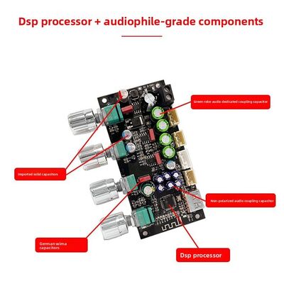 AMP Mike Front Power Amplifier Board Karaoke Reverb Board Microphone K Song Singing DSP Mixing Anti-Howling Made in China