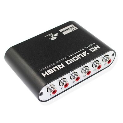Cross-border 51-channel DTS/Dolby/AC-3 Audio Decoder Converting Digital Optical/Coaxial to Analog RCA/Rose Connectors Made China