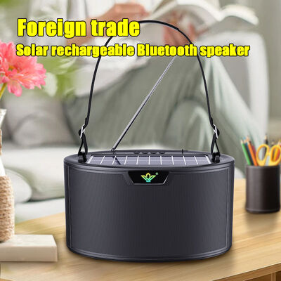 SO-558 Portable RGB LED Lighting Impact BT Wireless Speaker Solar Radio with Cross-Border Classy Digital Products Battery Sound