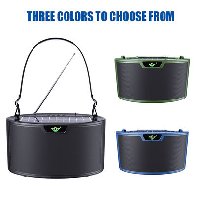 SO-558 Portable RGB LED Lighting Impact BT Wireless Speaker Solar Radio with Cross-Border Classy Digital Products Battery Sound
