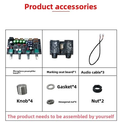 AMP Mike Front Board Power Amplifier Board Karaoke Reverb Board Microphone K Song Singing DSP Mixing Anti-Howling Made in China
