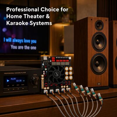 AD21P Qualc BT Wireless 2.1 Channel Class D Power Amplifier Board TPA3255 300Wx2+600W for Home Theater Subwoofer OEM