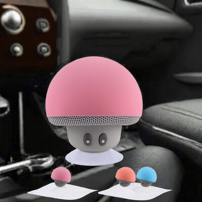 Portable Mini Wireless BT Speaker Silicone Suction Cup Mushroom Audio Speaker Battery Home Theatre Party Outdoor Computer Stage