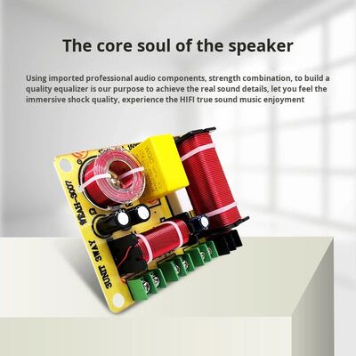 Passive Home Theater 3-Way Frequency Divider High Mid Low Crossover Module for Hi-Fi Audio Systems
