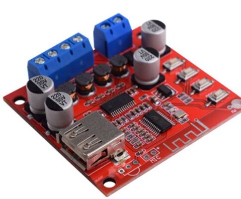 XH-A233 2*15W Dual Sound Channel Power Amplifier Board Wireless Speaker DC12-24V Electronic Components