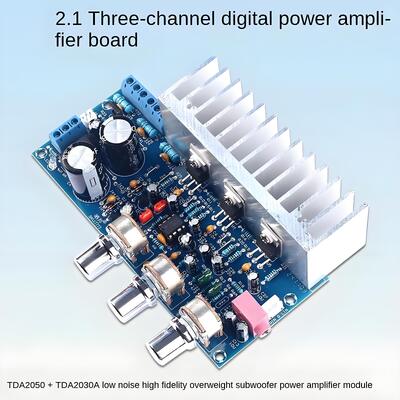 TDA2050A TDA2030A Overweight Subwoofer Mini Power Amplifier Board 18Wx2+32W Three-Channel Digital Module
