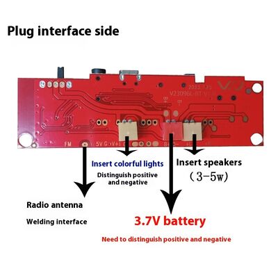 Dove V96 Wireless Speaker Circuit Board MP3 Decoding Motherboard  Audio Receiver Module