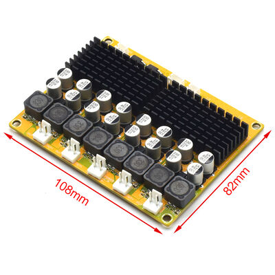 Professional 4-Channel 4x60W CA-3118 Class D Power Amplifier Board for Speakers & Audio Systems DC8-24V for Receivers Amplifiers