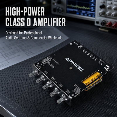 CA-TB21H 2.1 Channel TPA3116 Bluetooth Amplifier Board 50W+50W+100W Audio Amplifier Module with APP Control