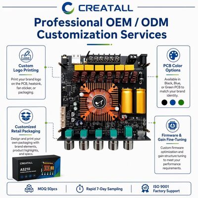 2.1 Channel Dual TPA3255 Bluetooth 5.1 Amplifier Board Audio Amplifier Module 220W+220W+350W