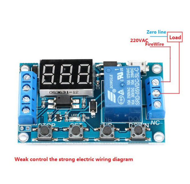 thumbnail image 2 of H56HR Digital Delay Relay Module – Adjustable Trigger Timing Cycle, 12V 24V, Unbranded 2 of 4