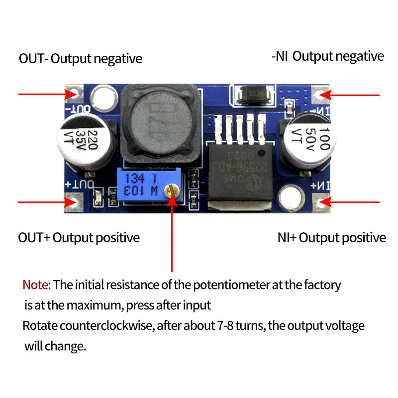 CA2596 LM2596 DC DC TV Power Supply Module
